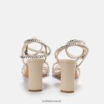 White Buffalo Jean Glam High-Heeled Sandal vegan |Sandals F06ZHH862 - Image 5