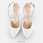 White Buffalo Judy Shine Heeled Sandals |Sandals F06ZHH631 - Image 3