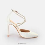 White Buffalo Judy Shine Heeled Sandals |Sandals F06ZHH631 - Image 6