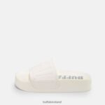 White Buffalo Lake Bold platform sandals vegan |Slides F06ZHH462