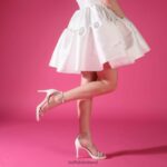 White Buffalo Mary Shine Heeled Sandals |Sandals F06ZHH569 - Image 2