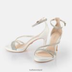 White Buffalo Mary Shine Heeled Sandals |Sandals F06ZHH569 - Image 4