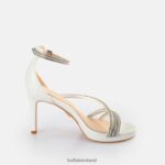 White Buffalo Mary Shine Heeled Sandals |Sandals F06ZHH569 - Image 6