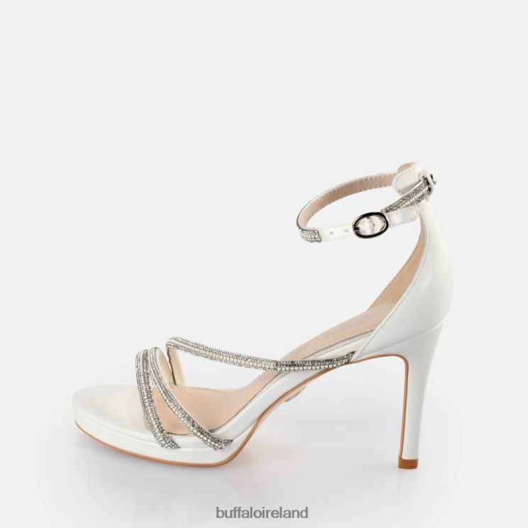 white_buffalo_mary_shine_heeled_sandals_sandals_f06zhh569.jpg White Buffalo Mary Shine Heeled Sandals |Sandals F06ZHH569 - Image 1