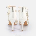 White Buffalo Miranda Butterfly Heeled Sandals vegan |Sandals F06ZHH415 - Image 5
