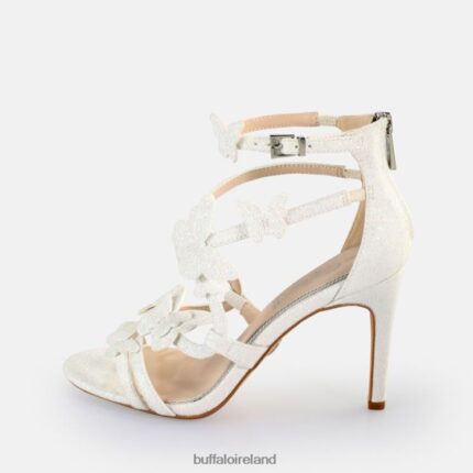 White Buffalo Miranda Butterfly Heeled Sandals vegan |Sandals F06ZHH415