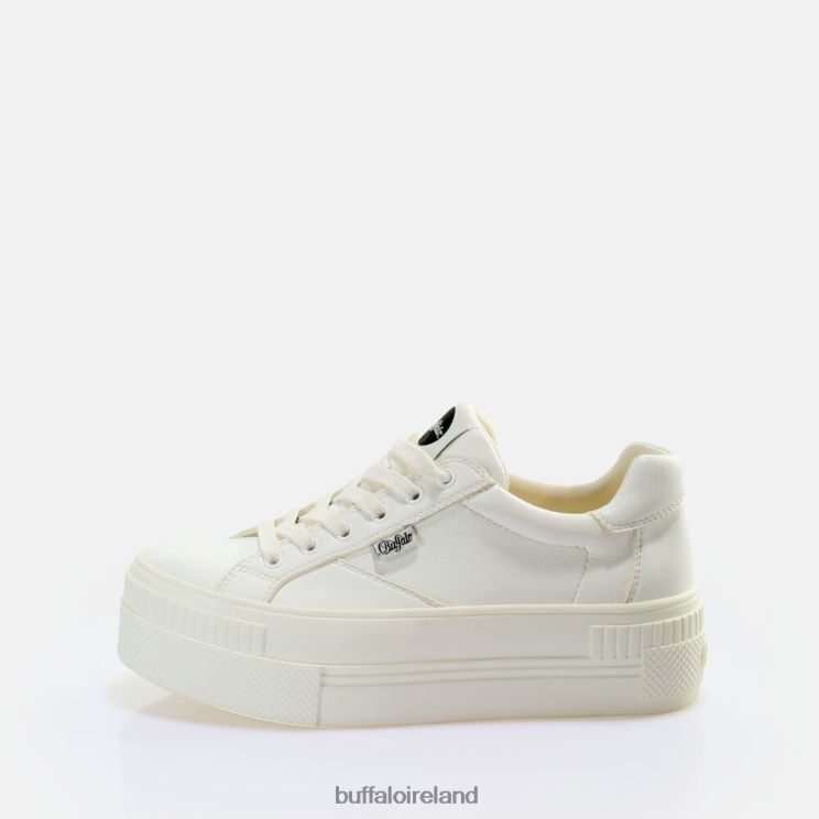 white_buffalo_paired_laceup_lo_sneaker_low_vegan_sneakers_f06zhh674.jpg White Buffalo Paired Laceup LO Sneaker Low vegan |Sneakers F06ZHH674 - Image 1