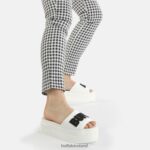 White Buffalo Paired Sld Sandal vegan |Slides F06ZHH856 - Image 2
