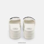 White Buffalo Paired Sld Sandal vegan |Slides F06ZHH856 - Image 5