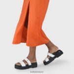 White Buffalo Raya vegan sandals |Slides F06ZHH577 - Image 2
