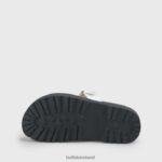 White Buffalo Raya vegan sandals |Slides F06ZHH577 - Image 5