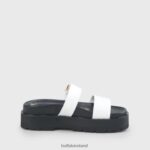 White Buffalo Raya vegan sandals |Slides F06ZHH577 - Image 6