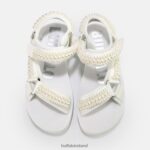 White Buffalo Sage Pearl platform sandals vegan |Sandals F06ZHH842 - Image 3