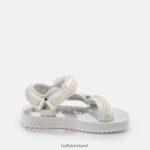 White Buffalo Sage Pearl platform sandals vegan |Sandals F06ZHH842 - Image 7