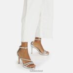 White Buffalo Serena Shine heeled Sandal |Sandals F06ZHH626 - Image 2