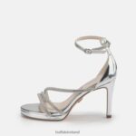 White Buffalo Serena Shine heeled Sandal |Sandals F06ZHH626