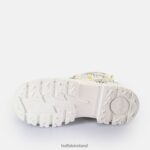 White Graffiti Buffalo Aspha Lace Up Hi Ankle Boot vegan |Boots F06ZHH438 - Image 7
