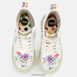 White/Graffiti Buffalo Aspha RLD ankle boot vegan |Boots F06ZHH858 - Image 3