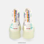 White/Graffiti Buffalo Aspha RLD ankle boot vegan |Boots F06ZHH858 - Image 5