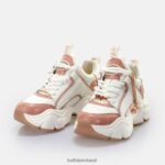 White/Light Pink Buffalo Binary Glam Sneaker Low vegan |Sneakers F06ZHH320 - Image 4