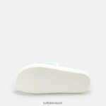 White/Multicolor Buffalo Rey slide vegan |Slides F06ZHH878 - Image 5