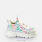 White-Multicoloured Buffalo CLD Flow Sneakers Low vegan |Sneakers F06ZHH433 - Image 6