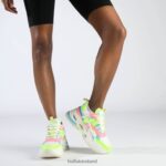 White/Neon Multicolour Buffalo Triplet Hollow Sneakers Low vegan |Sneakers F06ZHH128 - Image 2