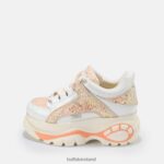 White/Orange Buffalo Classic Sneaker Low leather |Sneakers F06ZHH800 - Image 2