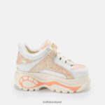 White/Orange Buffalo Classic Sneaker Low leather |Sneakers F06ZHH800 - Image 7