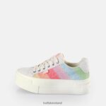 White/Rainbow Buffalo Paired Sneakers Low vegan |Sneakers F06ZHH457
