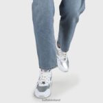 White/Silver Buffalo Batter Soft vegan sneakers |Sneakers F06ZHH864 - Image 2