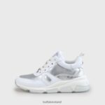 White/Silver Buffalo Batter Soft vegan sneakers |Sneakers F06ZHH864