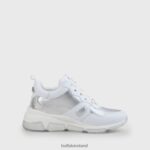 White/Silver Buffalo Batter Soft vegan sneakers |Sneakers F06ZHH864 - Image 6