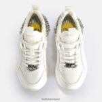 White/Silver Buffalo Binary Chain 3.0 trainer trainers low vegan |Sneakers F06ZHH418 - Image 3