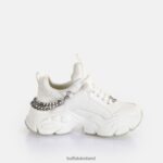 White/Silver Buffalo Binary Chain 3.0 trainer trainers low vegan |Sneakers F06ZHH418 - Image 5