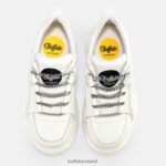 White/Silver Buffalo Classic Sneaker Low leather |Sneakers F06ZHH773 - Image 2