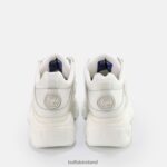 White/Silver Buffalo Classic Sneaker Low leather |Sneakers F06ZHH773 - Image 4