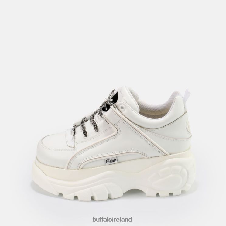 white_silver_buffalo_classic_sneaker_low_leather_sneakers_f06zhh773.jpg White/Silver Buffalo Classic Sneaker Low leather |Sneakers F06ZHH773 - Image 1