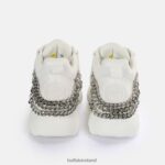 White/Silver Buffalo CLD Corin Chain 2.0 Sneaker Low vegan |Sneakers F06ZHH592 - Image 3
