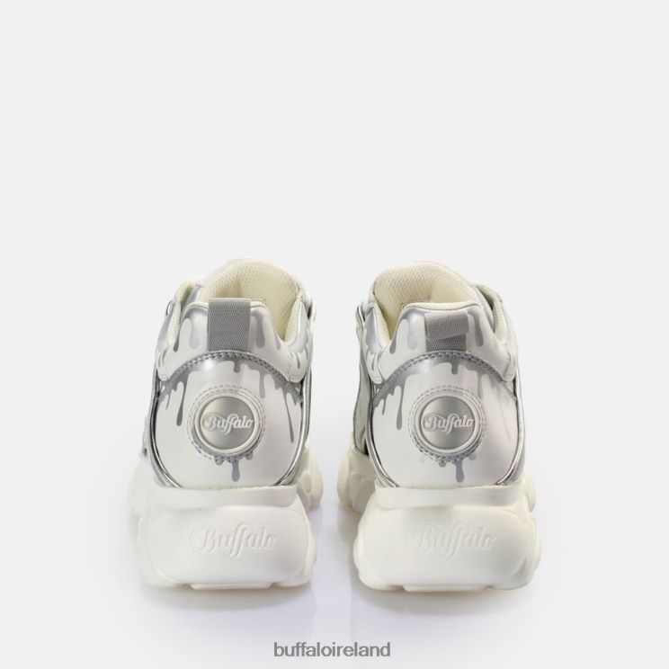 White/Silver Buffalo CLD Corin Sneaker Low vegan |Sneakers F06ZHH757 - Image 3