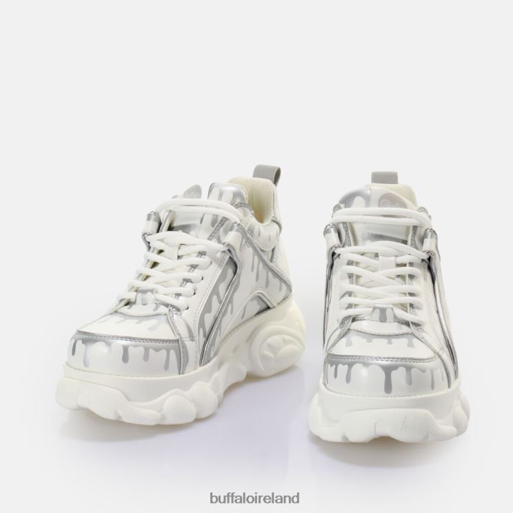 White/Silver Buffalo CLD Corin Sneaker Low vegan |Sneakers F06ZHH757 - Image 4