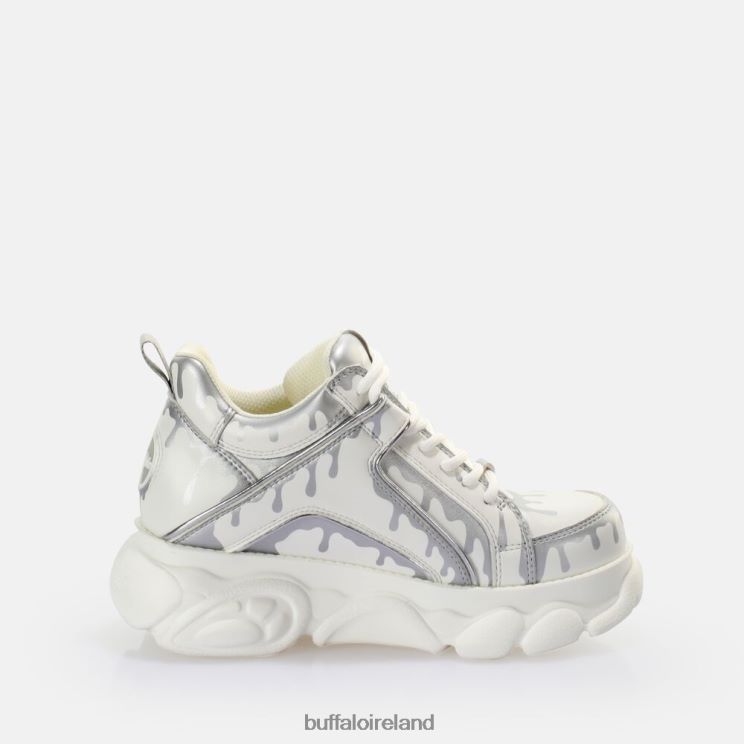 White/Silver Buffalo CLD Corin Sneaker Low vegan |Sneakers F06ZHH757 - Image 5