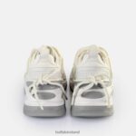 White/Silver Buffalo Triplet Lace Sneakers Low vegan |Sneakers F06ZHH746 - Image 5