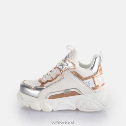 White/Silver/Gold Buffalo CLD Chai trainer Low vegan |Sneakers F06ZHH77